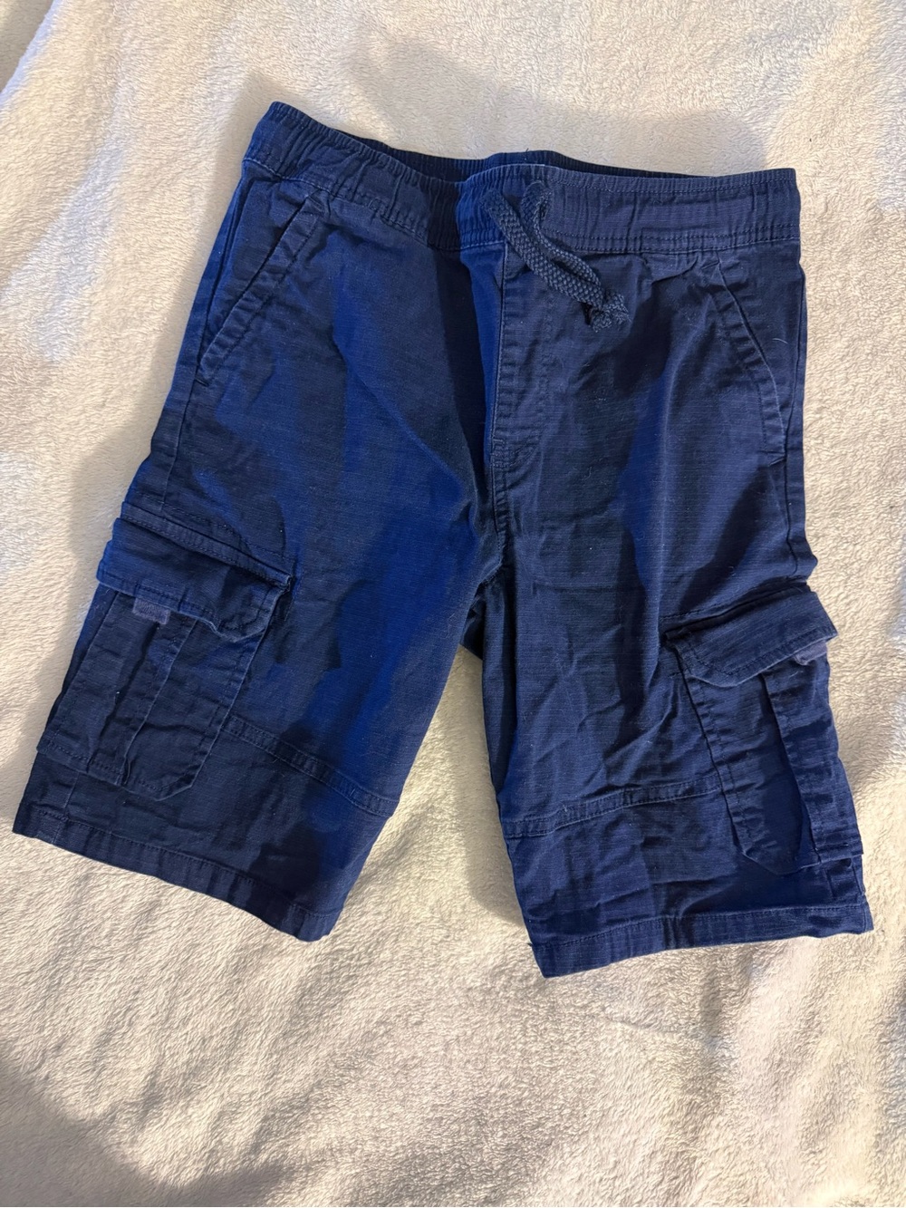 Boys Navy Cargo Shorts - Classic Casual